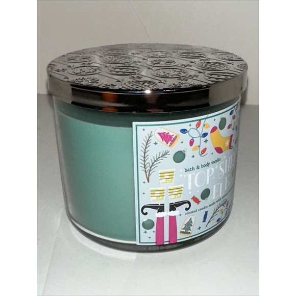 2 Bath & Body Works TOP SHELF ELF 2023 Scented 3-Wick Candle 14.5 oz NEW Set Lot - Picture 8 of 15
